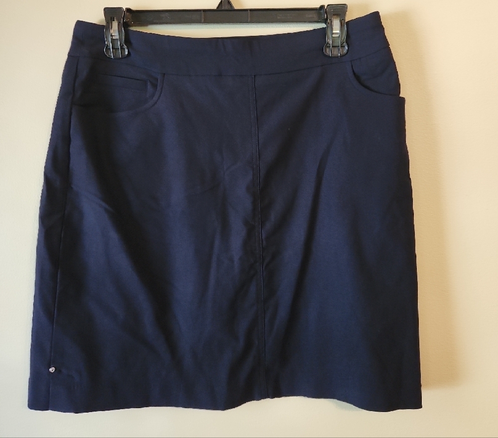 Hilary Radley Elegant Navy Skort
